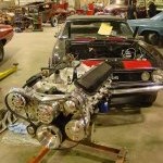 Precision Restorations Camaro restoration engine replacement