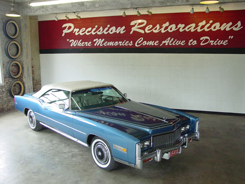 We completed a 1976 Cadillac Eldorado and a 1963 Chevy Nova.