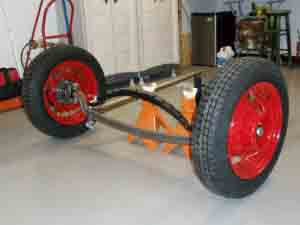 simple early Ford straight axle